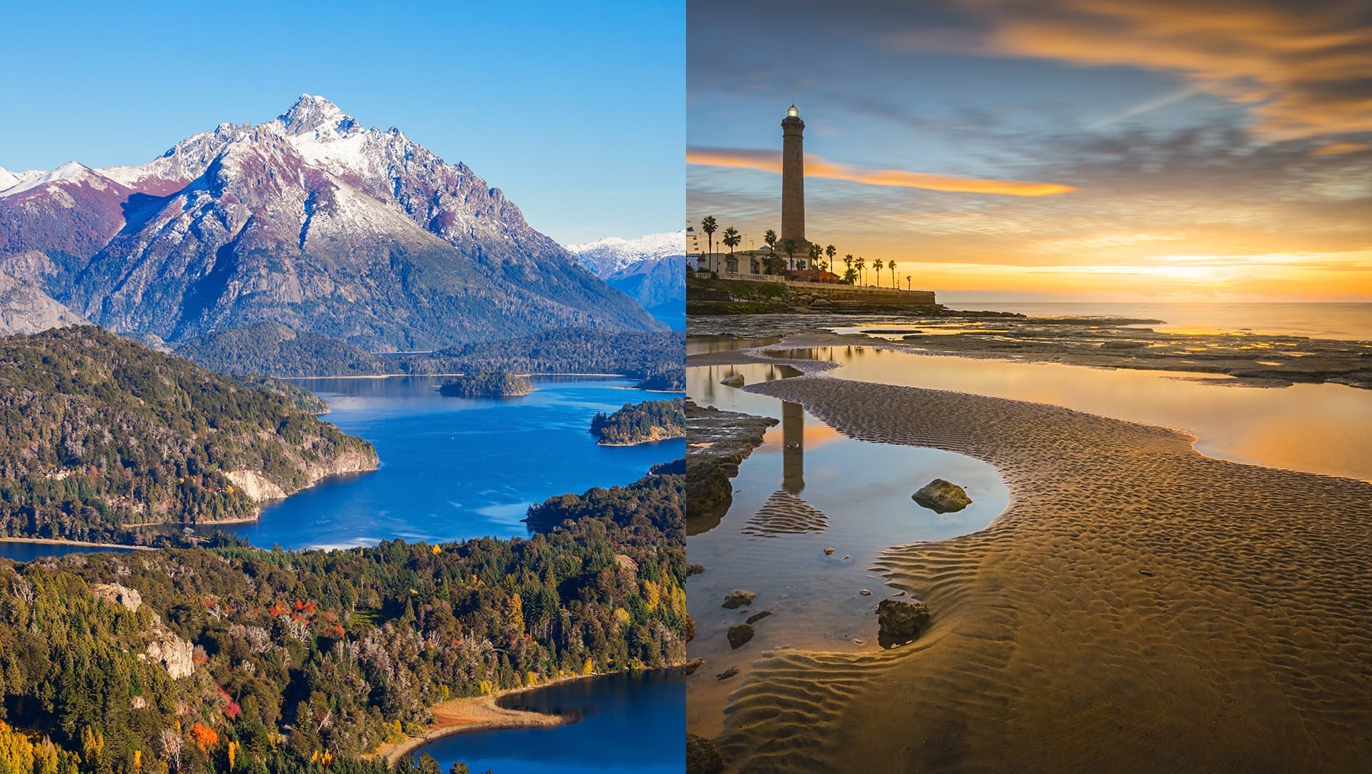 Bariloche y Punta del Este